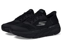 Skechers Womens Max Cushioning Slip-ins - Athletic Workout Running Walking Shoes with Memory Foam Sneaker, Black, 10.5