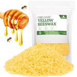 YASNAY Yellow Beeswax Pellets 2LB, 100% Organic Beeswax, Beeswax for Candle Making, Body, Skin Care DIY, Lip Balm and Soap Making Supplies…