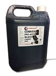 Carbusonic Black carpet dye, fabric dye water-based carpet colour restorer dense black. Spray for automotive carpet restoration 5 litre