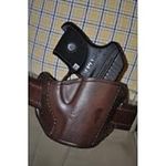 Brown Leather Belt Slide Gun Holste