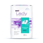 Seni Lady Premium maximum long Bladder Control Pads - 30 pcs, Fully Breathable | Travel Friendly | Incontinence Protection | Absorbent | Skin-Friendly | Discreet & Comfortable