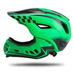 ROCKBROS Kids Bike Helmet Bicycle Helmet for Kids Safety Children Cycle Helmet Child Kids Full Face Shockproof Protective Bike Helmet S 48-53cm M 53-58cm Detachable Chin for MTB BMX Skateboard