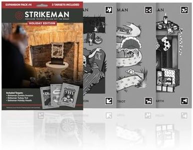 Strikeman 3 Holiday Expansion Pack Targets - Dry-Fire Laser Training System that’s Great for Indoor Target Sheet Shooting Practice