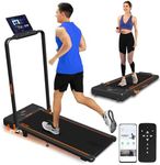 Treadmills Foldable with Incline Under Desk Walking Pad with LED Display Remote Control Portable Running Machine for Home/Office Jogging