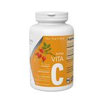 ALPHA MIND GLOBAL Vita C : Vitamin C 1000 Mg Capsule With Pure Organic Rose Hips - Antioxidant & Immune Support - Supports Healthy Skin & Joints-Non Gmo-Fssai Approved - 30 Servings