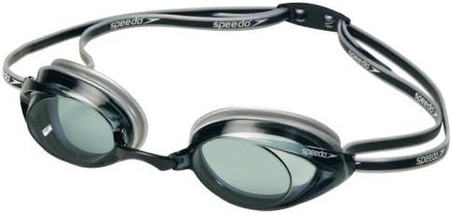 Speedo Unisex-Adult Swim Goggles Vanquisher 2.0,Smoke