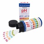 ISENVO 100pcs Universal pH Test Strips, Full Range 0-14, Quickly pH Testing for Urine, Saliva, Drinking Water, Labs, Aquariums, Gyms, Pools