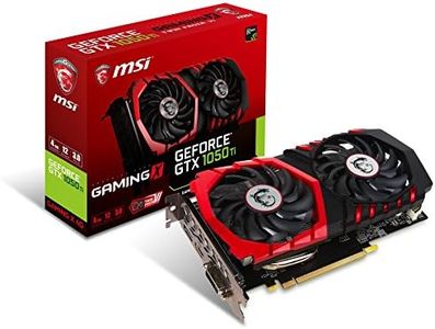 MSI Computer Video Graphic Cards GeForce GTX 1050 TI Gaming X 4G