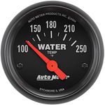 Auto Meter 2635 Z-Series 2-1/16" Short Sweep Electric Water Temperature Gauge