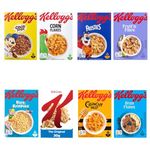 Breakfast Cereal Mini Box Variety Pack - with 8 Single Serve Portion of Classic Kelloggs Breakfast Favourites (226g Total)