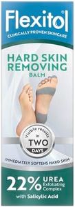 Flexitol Hard Skin Removing Balm, Results in 3 Days, Exfoliates Hard and Dead Skin, Immediately Softens Feet, With Salicylic Acid, 22% Urea, With Glycolic Acid, Clinically Proven Formula, 1 x 56g