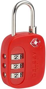 Delsey Paris Red Luggage Lock (394021004)