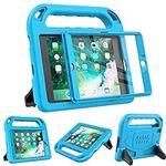 Surom Kids Case for iPad Mini 1 2 3 - Light Weight Shock Proof Handle Stand Cover Case with Built-in Screen Protector for iPad Mini 1 / iPad Mini 2 / iPad Mini 3 - Blue