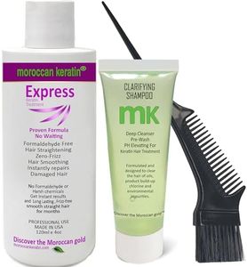 Moroccan Keratin Blowout for Brazilian Keratin Hair Treatment Proven Formula 120ml Keratin with Brush/Comb Best Value USA