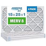 Aerostar 15x25x1 MERV 8 Pleated Air