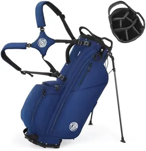 Sturdum 7 Way Golf Stand Bag, Lightweight Golf Bags for Men Women with Full-Length Dividers, Ergonomic Design, Weather-Resistant, Multi Pockets