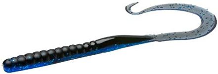 Zoom Bait Zoom Magnum II Worm-Pack of 20 (Black Sapphire, 9-Inch)