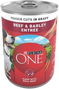 Purina ONE Tender Cuts in Gravy Beef and Barley Entree in Wet Dog Food Gravy - (Pack of 12) 13 oz. Cans