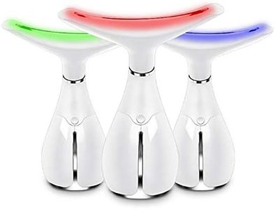 Zinnor Neck Firming Wrinkle Remove Machine Double Chin Reducer with 3 Photon LED Light Neck Skin Vibration Massager Wrinkle Removal Massage Device Neck Skin Lifting Tightening Beauty Machine