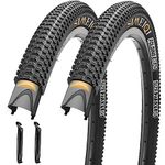 24/26/27.5 X 1.95 Inch Folding Bike Tires with 3mm Anti Puncture Proof Protection for Mountain Bicycles (27.5X1.95/2 Tires)