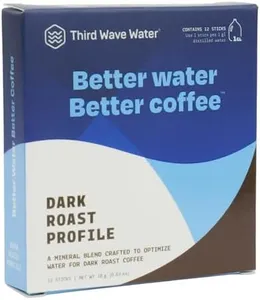 Third Wave Water - Dark Roast Profile - As Seen On Shark Tank- 12-Pack Gallons - For Bold Smooth Coffee