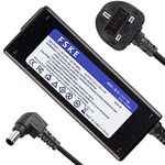 FSKE 19V Universal Charger for LG TV Monitor AC Adapter Power Supply for LG LCD LED 19 20 22 23 24 27 29 34 inch Electronics Widescreen HDTV Flatron IPS236V E2351T E2750VR E2360T (6.5 * 4.4mm)