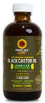 Tropic Isle Living Jamaican Black Castor Oil XX Dark 118ml | 100% Natural Hair Growth Oil and Scalp Treatment | Promotes Strong, Healthy, Thicker Hair, Eyelashes, Eyebrows (118 ml, Pack of 1)