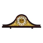 DC VOLTAGE 20"x 8" (50cm x18cm) Napoleon wall Clocks Battery Operated Shelf/Table Decorative Clock for Bedroom, Livingroom, Classroom, Office - Brown