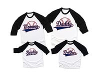 Rookie of The Year Family Set, Personalized 1st Birthday Shirt, Baseball Birthday, Custom First Birthday Boy., Raglan Black, 2T