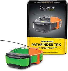 Dogtra Pathfinder TRX Additional Receiver 9-Mile 21-Dog Expandable Waterproof Smartphone GPS-Only Tracking Collar with 2-Second Update Rate, No Subscription Fee, Free Satellite Map