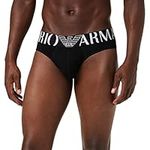 Emporio Armani Underwear Mens 110814cc716 Briefs, Black (Black 00020), M UK