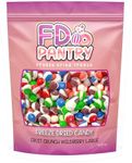 Fruit Crunch Wildberry - Candy Freeze Dried 16 oz 1 pound - Assortment Wild Berry Flavors Large 1lb Big Bag Pouch - Ideal Gift Snack 16oz