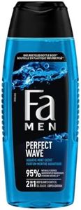 Fa Men - Gel Douche Corps Homme - Perfect Wave - Formule de pH neutre pour la peau - Testé sous contrôle dermatologique revitalisée- Bouteille de 250 ml - Lot de 6