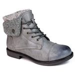 CLIFFS BY WHITE MOUNTAIN Women's Duena Ankle Boot, Lt Grey/Burnished/Fab/Fleece, 7 UK