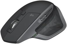 Logitech MX Master 2S Bluetooth Edition Wireless Mouse – Use on Any Surface, Hyper-Fast Scrolling, Ergonomic, Rechargeable, Control Up to 3 Apple Mac and Windows Computers