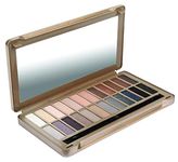 BYS 24 Shade Nude Exposed Eyeshadow Collection Palette Tin with Mirror, Double Ended Applicator and Blender