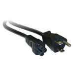 MarginMart C&E CNE40551 1 Foot Notebook/Laptop Power Cord, NEMA 5-15P to C5, 3 Pin