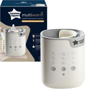 Tommee Tippee Multiwarm Bottle & Pouch Warmer – Automatic Timer, White