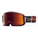 Smith Optics Grom Youth Snow Winter Goggle - Sangria Fortune Teller, Red Sol-X Mirror