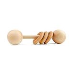 Wood Baby Rattle Teether by Homi Ba