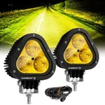 Auxbeam 4in 90W Led Amber Fog Light