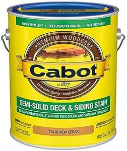 Cabot Semi-Solid Wood Stain + Sealer, Low VOC, New Cedar, Gallon