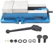 findmall 4 Inch Lock Down Vise Accuracy Milling Vise 4 Inch Jaw Width Drill Press Vise Milling Drilling Machine Bench Clamp Clamping Vice(4")