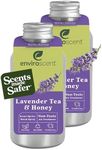 Enviroscent Non-Toxic Air Freshener for Home (Lavender Tea & Honey) Air Freshener Spray | Room Spray and Bathroom Spray | 2 recyclable Scent Spritz refills