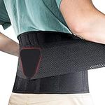 FEATOL Back Brace Lumbar Support Belt, Relief for Back Pain, Sciatica, Scoliosis, Herniated Disc, Back Support Belt for work, Breathable Lower Back Brace with Removable Pad for Men & Women | Small/Medium