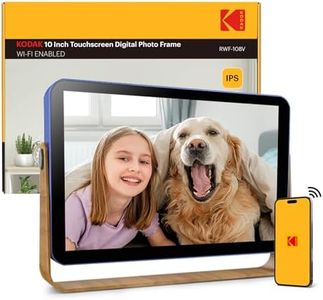 KODAK WiFi Digital Photo Frame 10 inch with Rechargeable Battery, Digital Picture Frame with 64 GB Storage, HD IPS Touch Screen, Smart Cloud Frame Share Photos and Videos via APP with Family Instantly