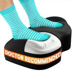 Everlasting Comfort Foot Rest for Under Desk at Work - Memory Foam Office Foot Stool & Under Desk Footrest Leg Elevation Pillow for Gaming & Home Office, Supports Posture