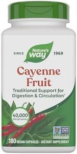 Nature's Way Cayenne Pepper, 180 Veg Capsules