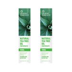 Pack of 2 x Desert Essence Natural Tea Tree Oil Toothpaste Fennel - 6.4 oz