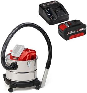 Einhell Akku-Aschesauger TE-AV 18/15 Li C Power X-Change (Li-Ion, 18V, 100 mbar Saugleistung, 15 l Auffangbehälter, Filterreinigungssystem, inkl. 4,0 Ah Akku und Ladegerät)